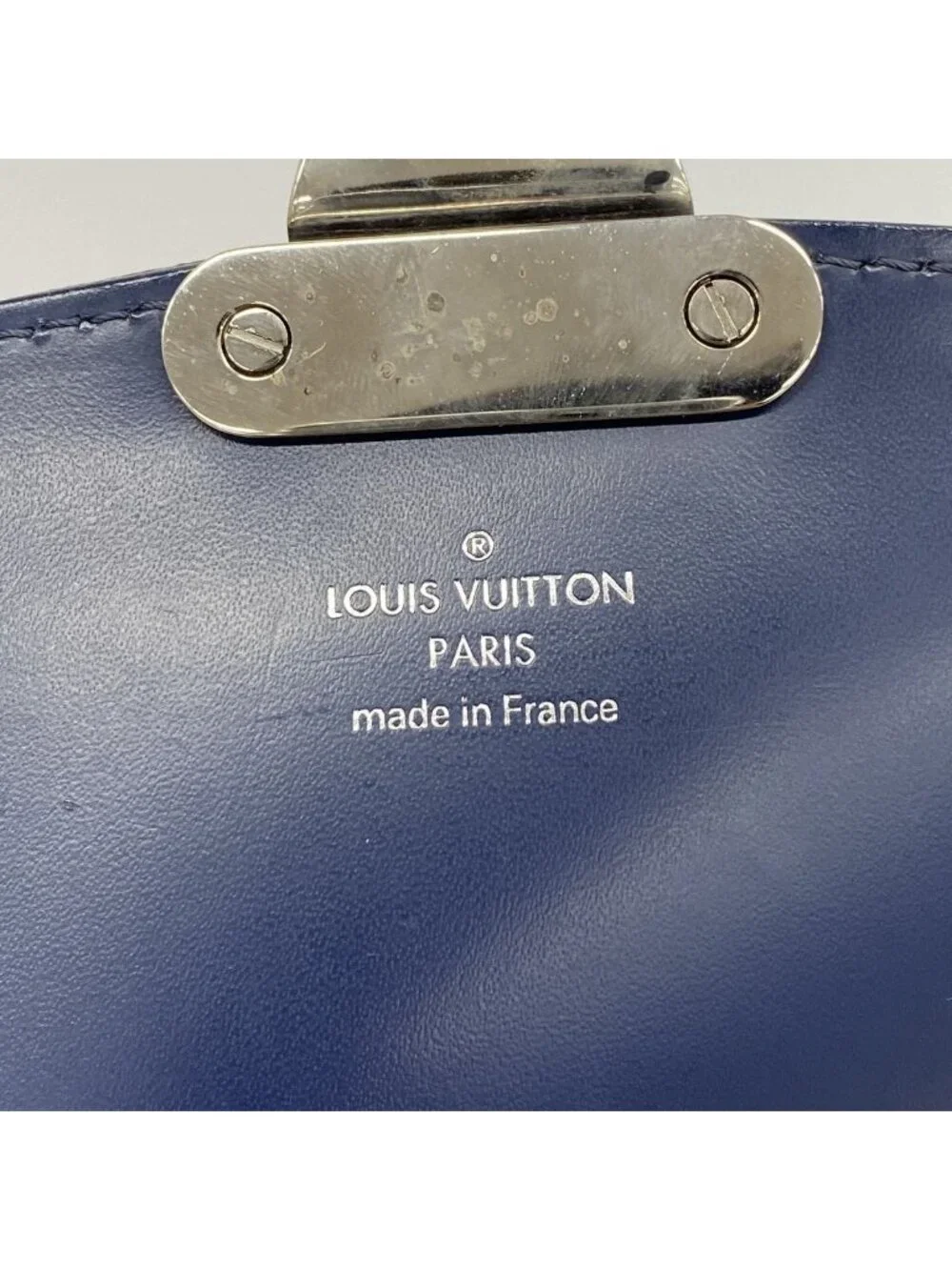 Louis Vuitton Handbag Epi Eden PM Andigo Blue 2-Way Bag